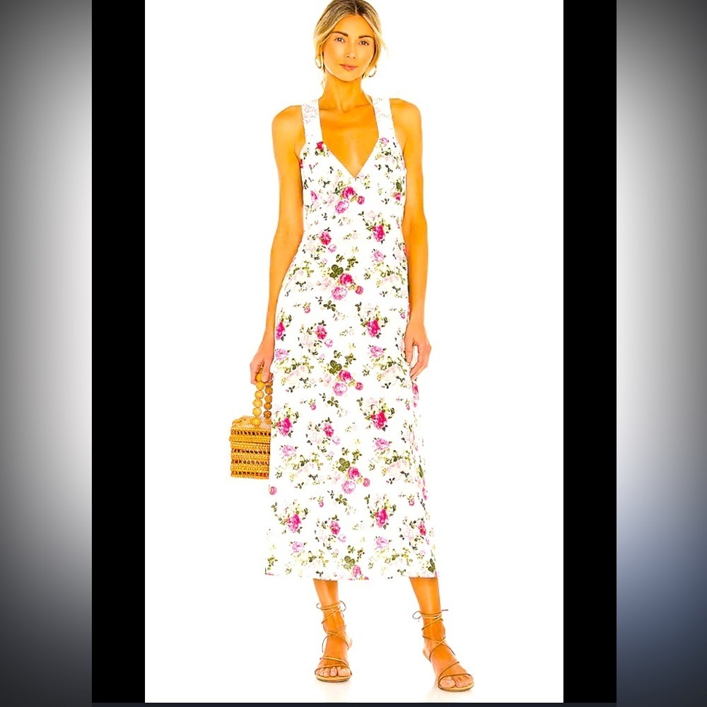 LoveShackFancy Sabina Slip Dress
REVOLVE summer floral 500$ party cottage